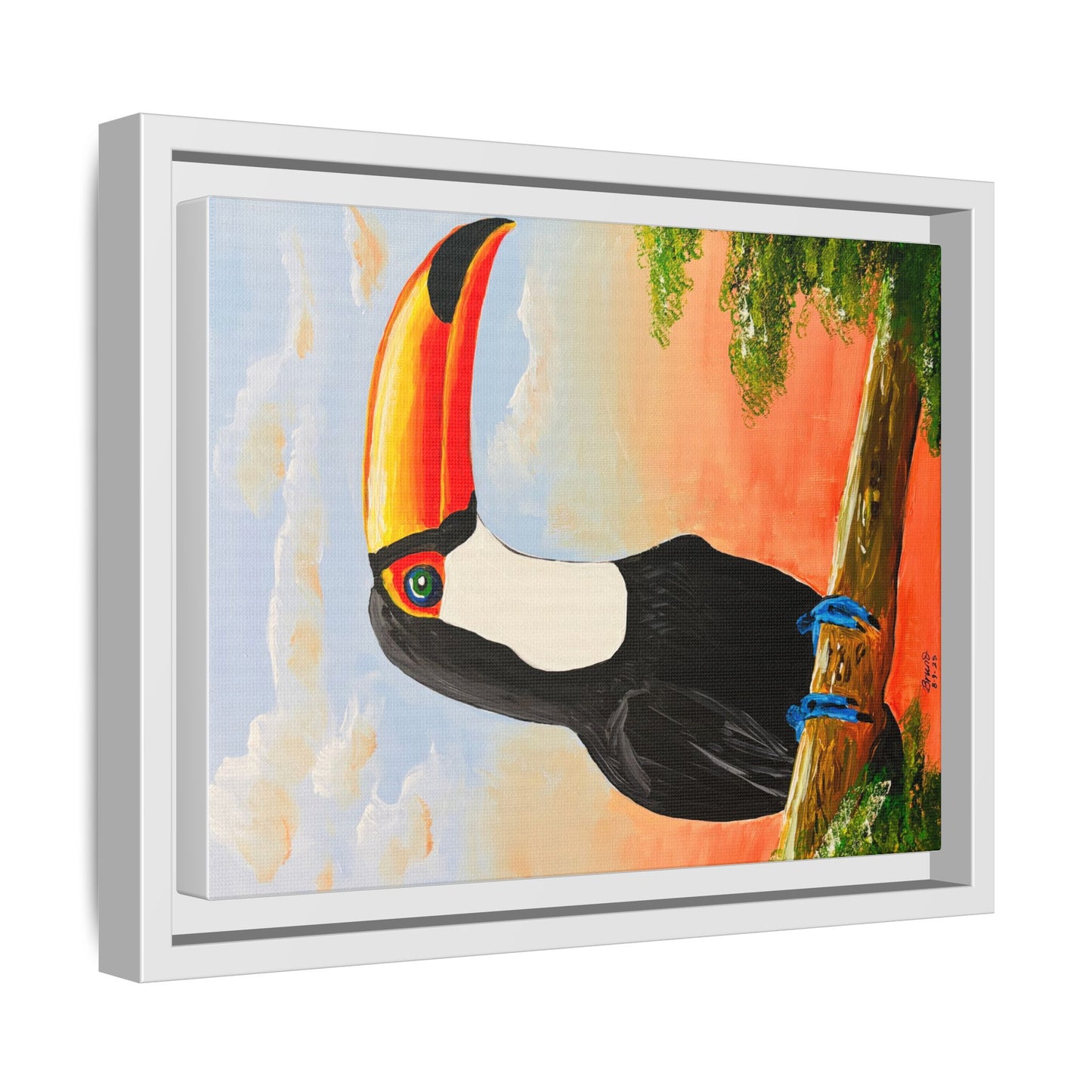 Matte Canvas, Framed (Multi-color)