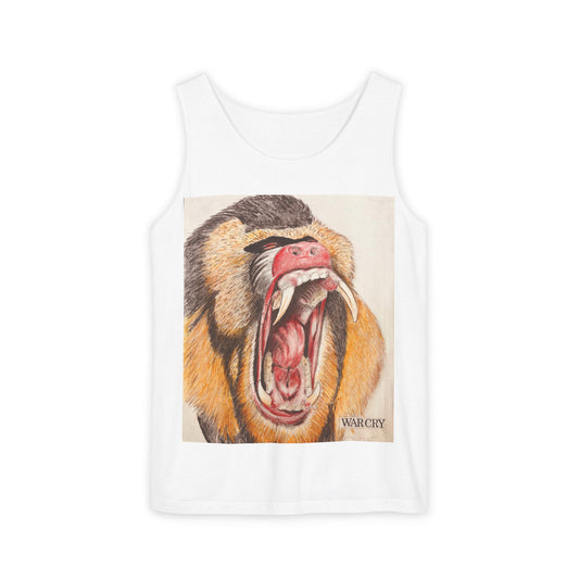 Wildlife Art Tank Top, Unisex Graphic Tank, Baboon and Spider Designs, Summer Casual Wear, Unique Nature Gifts