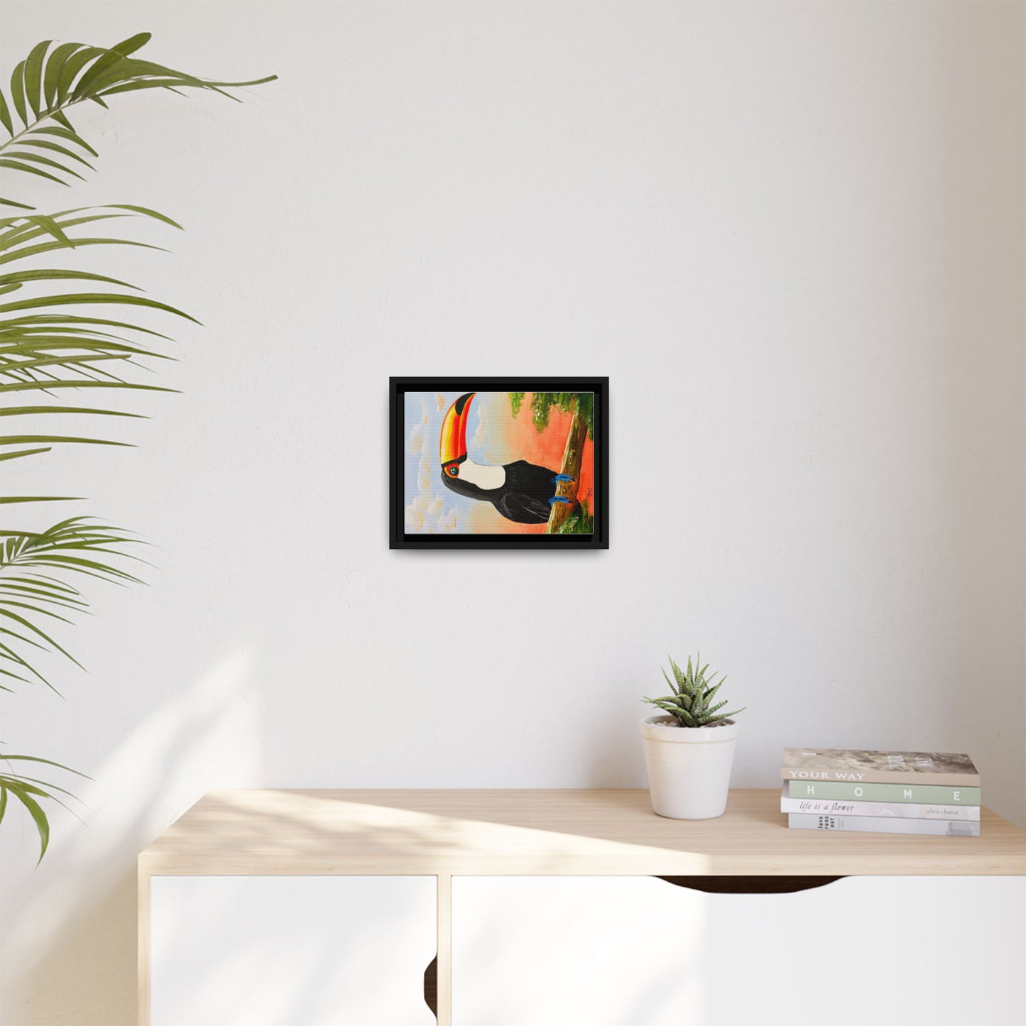 Matte Canvas, Framed (Multi-color)