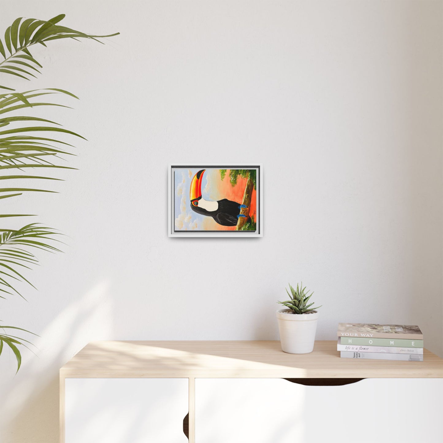 Matte Canvas, Framed (Multi-color)
