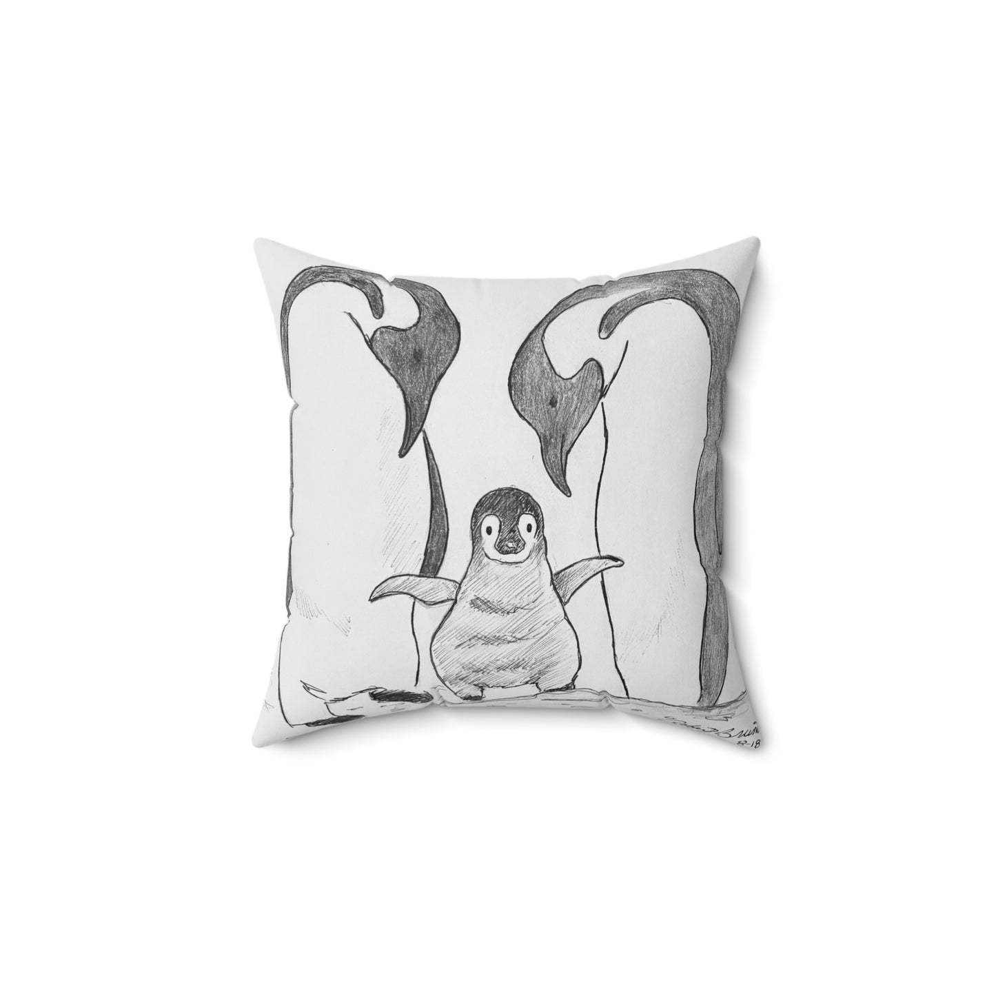 Spun Polyester Square Pillow