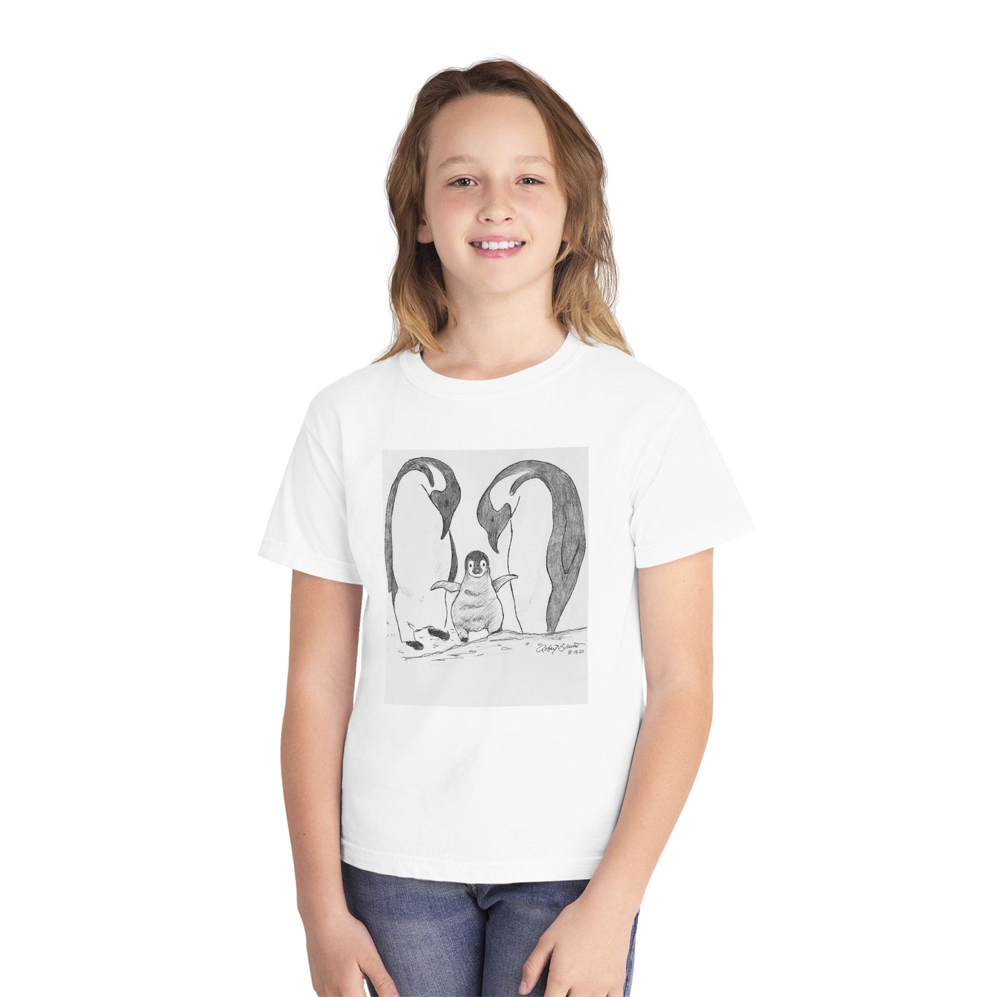 Youth Artistic Tee - Unique, Playful Graphic, Gift for Kids, Birthday Apparel, Casual Wear, Creative Expression