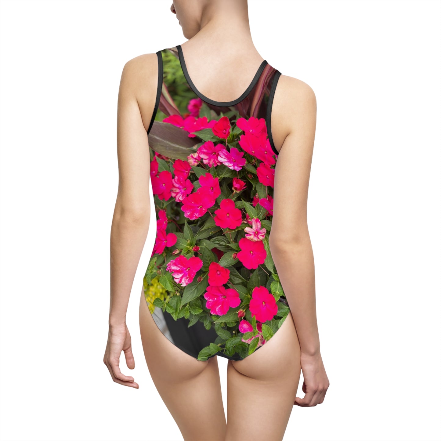 Vibrant Artistic Women's One-Piece Swimsuit, Beachwear, Summer Fashion, Pool Party, Vacation Must-Have, Unique Swimwear
