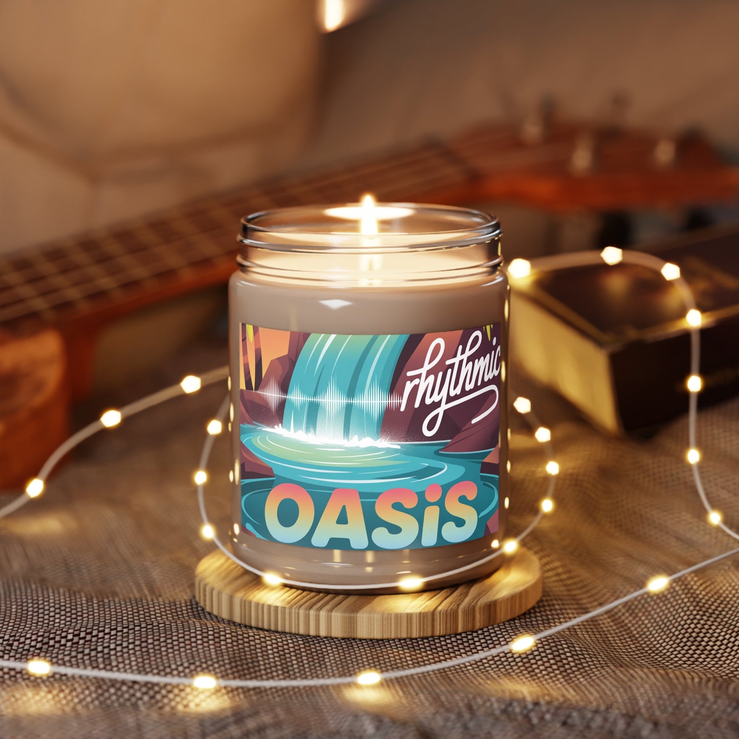 Relaxing Scented Candles for Home, Oasis Candle for Aromatherapy, Eco-Friendly Candle Gift, Relaxation Light, Home Decor, Birthday Gift