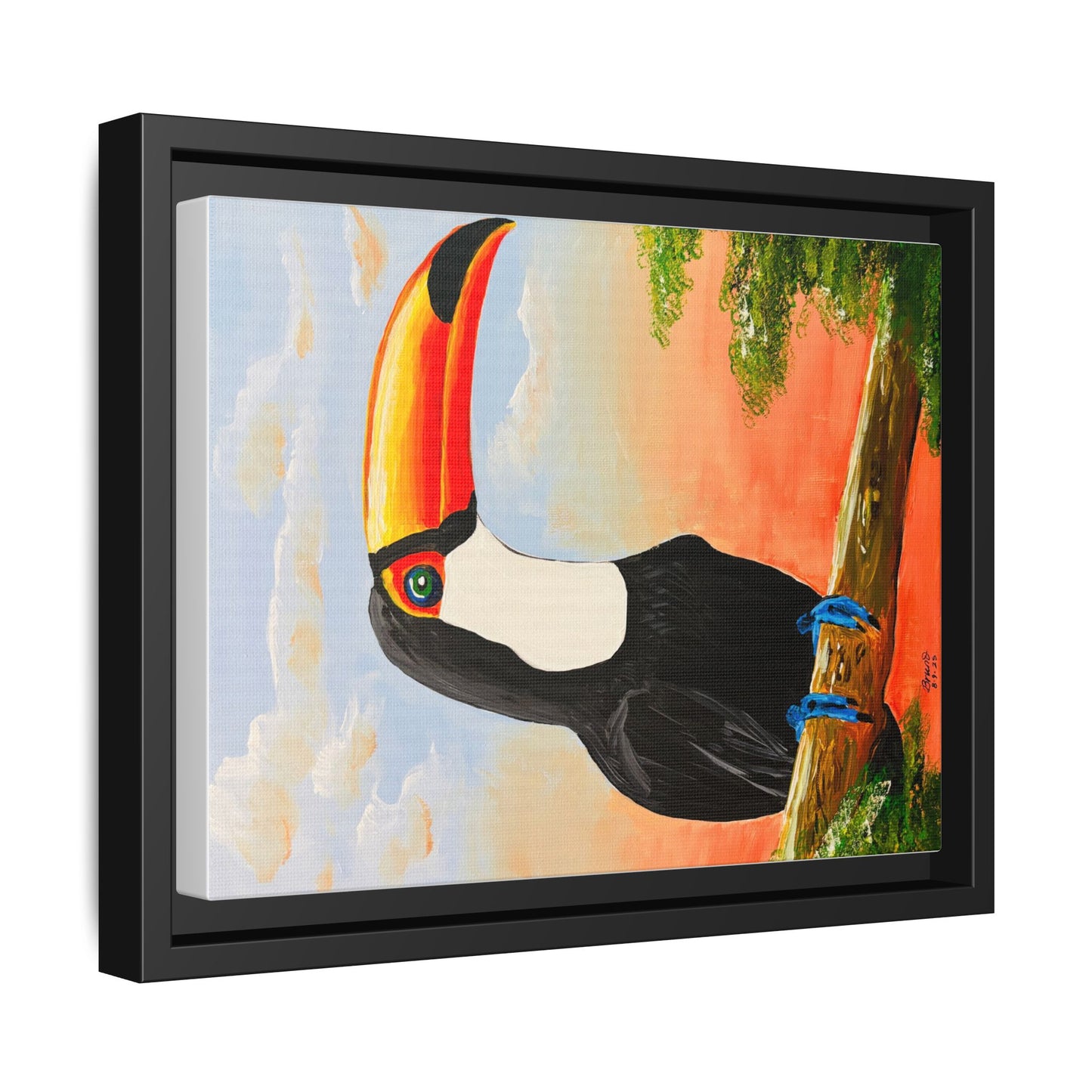 Matte Canvas, Framed (Multi-color)