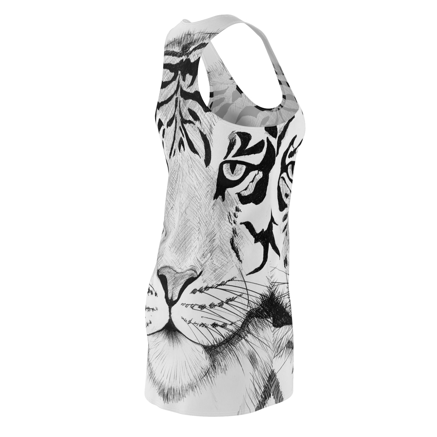 Women's Cut & Sew Racerback Dress (AOP)