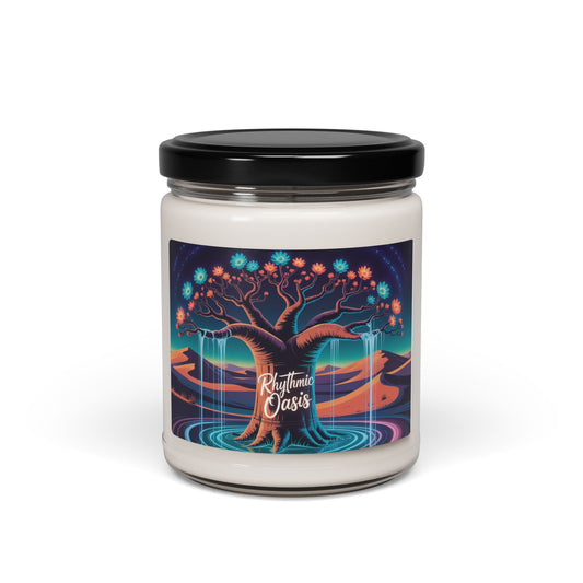 Relaxing Scented Soy Candle | Rhythmic Oasis | Aromatherapy Gift | Home Decor | Spa Day Essential | Eco-Friendly Candle