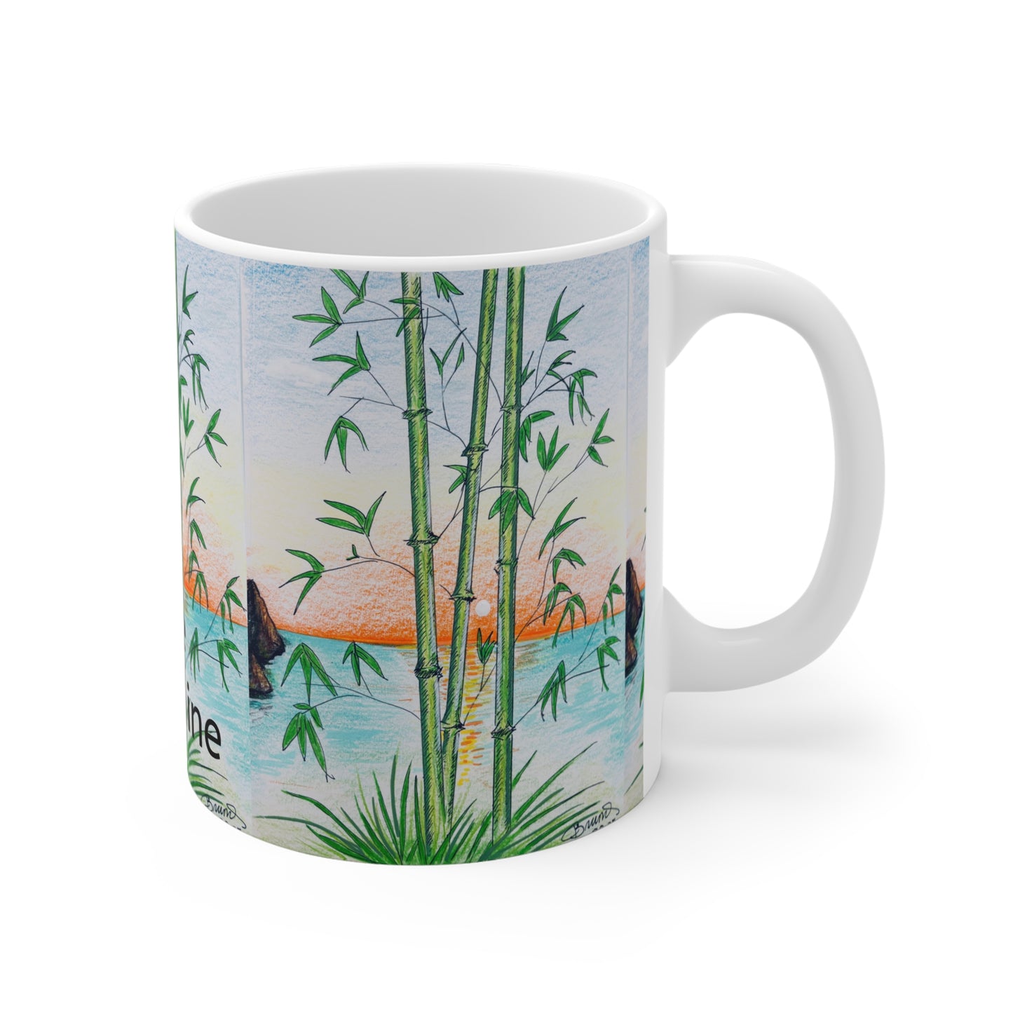 Nature-Inspired Motivational Mug, Coffee Cup for Positive Vibes, Gift for Tea Lovers, Office Decor, Inspirational Quote
